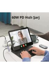 60w Pd 3.0 Şarj Destekli Ve Type-c Lightning Mfi Ses Adaptörü