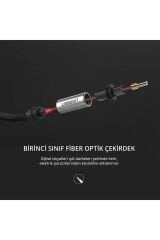 5.1 Dijital Toslink Optik Ses Kablosu 1.5 Metre