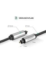 5.1 Dijital Toslink Optik Ses Kablosu 1.5 Metre