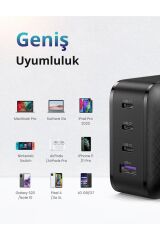 Gan X 65w 3 Type-c Pd Ve Usb Hızlı Şarj Cihazı