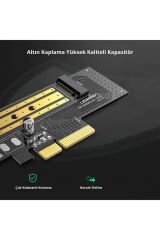 Pcıe 3.0 M.2 Nvme Ve Ngff Okuyucu Adaptör Kartı