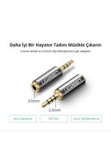 2.5mm Erkek To 3.5mm Dişi Jack Dönüştürücü