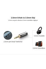 2.5mm Erkek To 3.5mm Dişi Jack Dönüştürücü