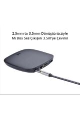 2.5mm Erkek To 3.5mm Dişi Jack Dönüştürücü