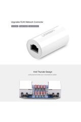 Rj45 Ethernet Kablo Birleştirici Ara Aparat Siyah