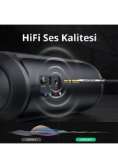 Ugreen 3.5mm Erkek To Erkek Örgülü Aux Ses Kablosu 1 Metre