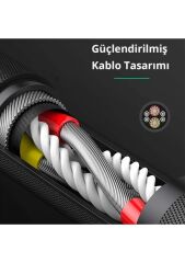 Ugreen 3.5mm Erkek To Erkek Örgülü Aux Ses Kablosu 1 Metre