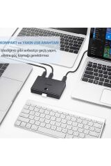 4 Giriş 1 Çıkış Usb Km Switch