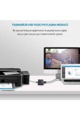 4 Giriş 1 Çıkış Usb Km Switch