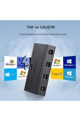 4 Giriş 1 Çıkış Usb Km Switch