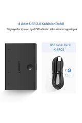4 Giriş 1 Çıkış Usb Km Switch