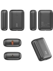 Juo 20000 mAh 65W LED Ekranlı Usb-A + Type-C Kablolu Taşınabilir Hızlı Şarj Cihazı Powerbank