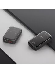 Juo 10000 mAh 33W LED Watt Amper Göstergeli Usb-A + Type-C Powerbank Taşınabilir Hızlı Şarj Cihazı