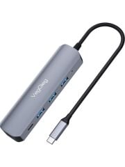 VegGieg Type-C To HDMI Type-C Pd 2*usb 2.0 + USB 3.0 Çoklayıcı Dönüştürücü Hub