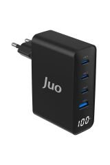 100w Gan Led Ekranlı 3 Type-c Usb-a Hızlı Şarj Cihazı Iphone & Macbook & Notebook Şarj Aleti