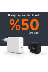 65w Usb-c Usb-a 3 Portlu Gan Şarj Aleti Iphone & Macbook & Notebook Uyumlu Pd Type-c Hızlı Şar
