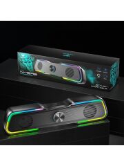 Aula N-169B Aux Stereo 2.0 Rgb Masaüstü Gaming Oyuncu Hoparlör Speaker