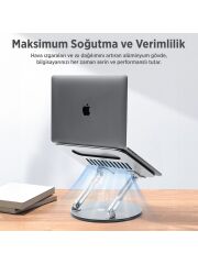 Juo 360° Dönebilen Yükseklik Ayarlı Metal Notebook Laptop Standı