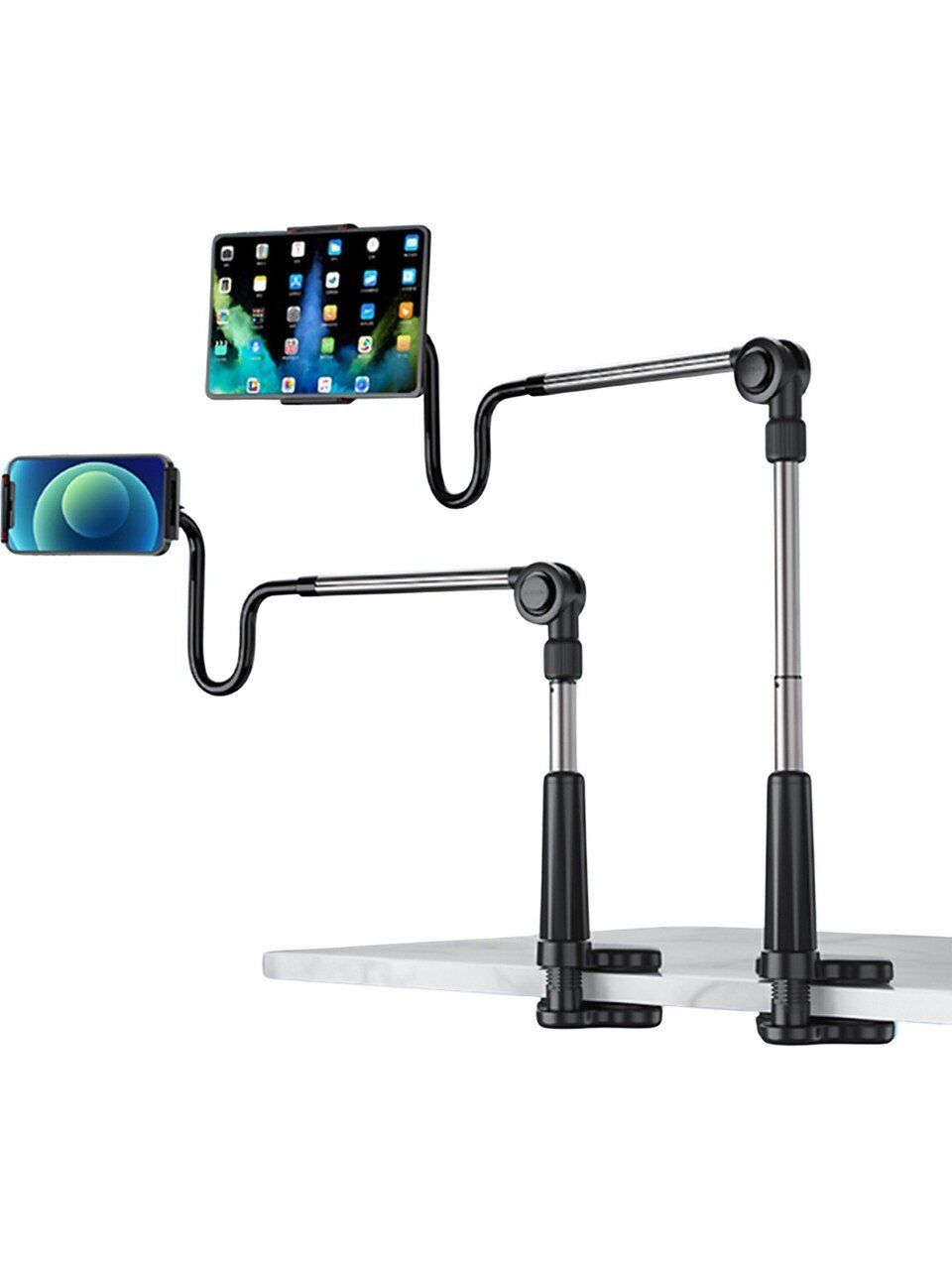 Juo 360° Dönen Uzun Kollu Ayarlanabilir Tablet ve Telefon Tutucu Stand