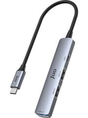 Juo Type-C 4 Portlu USB 3.0 / USB 2.0 Çoklayıcı Dönüştürücü Hub