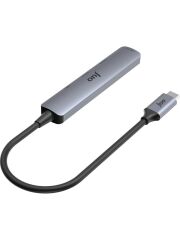 Juo Type-C 4 Portlu USB 3.0 / USB 2.0 Çoklayıcı Dönüştürücü Hub