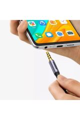 3.5mm Hi-fi Erkek To Erkek Trrs Aux Ses Ve Mikrofon Kablosu 3 Metre