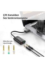 3.5mm Harici Usb Ses Kartı Beyaz
