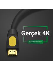 VegGieg 4K 60Hz 18GBPS Hdr Arc Hdcp Destekli HDMI 2.0 Kablo 5 Metre