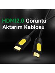 VegGieg 4K 60Hz 18GBPS Hdr Arc Hdcp Destekli HDMI 2.0 Kablo 5 Metre