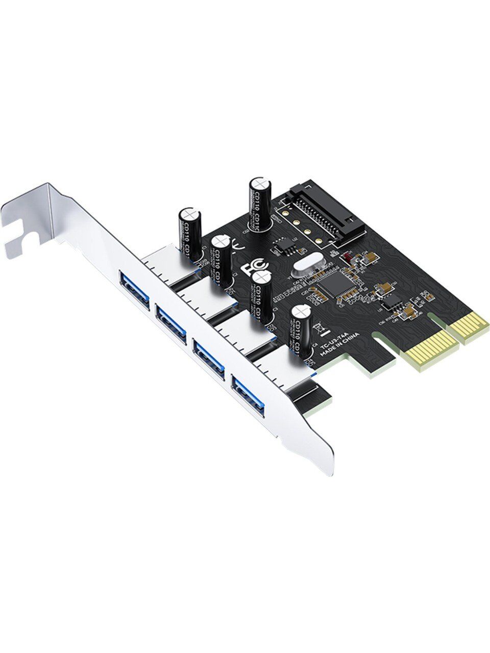VegGieg Pcı-E Express 4 Portlu USB 3.0 Hub Çoklayıcı Kart