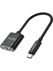 VegGieg Type-C Ses Kartı 3.5mm Kulaklık ve Mikrofon Girişli