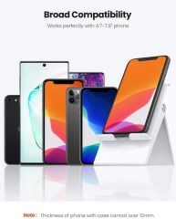 Ugreen Yükseklik Ayarlı Telefon Tutucu Standı Beyaz
