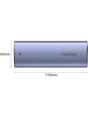 VegGieg 10GBPS USB 3.1 Gen2 M.2 Sata Ngff Nvme SSD Disk Kutusu