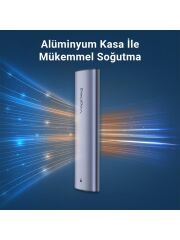 VegGieg 10GBPS USB 3.1 Gen2 M.2 Sata Ngff Nvme SSD Disk Kutusu