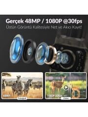 Juo 850WS Güneş Enerjili Fotokapan 48MP Full Hd Wifi Hareket Sensörlü Gece Görüşlü IP66 Su Geçirmez
