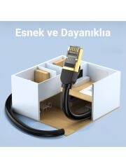 VegGieg Cat8 40GBPS 2000MHZ Stp RJ45 Ethernet Kablosu 10 Metre