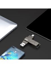 DM PD198 Metal Usb3.2 Gen1 Type-C Otg Flash Bellek 64GB