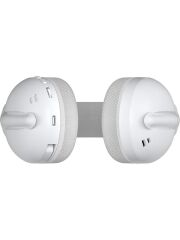 Aula S6 Ultra Hafif Kablosuz Bluetooth Type-C Mikrofonlu Gaming Oyuncu Kulaklığı Beyaz