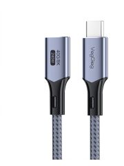 veggıeg Veggieg USB 4.0 E-Mark 240W 40GBPS Thunderbolt 4 8k 60Hz Type-C Uzatma Kablosu 1 Metre