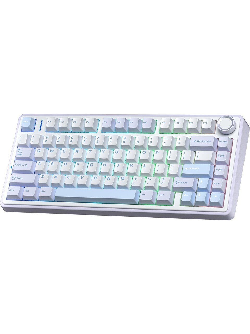 Aula F75 Mekanik Rgb Tkl Gray Switch Kablosuz Makrolu Hot Swap Klavye Buz Mavisi
