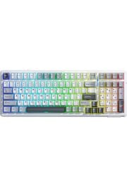Aula F99 3 Modlu Rgb Hot Swap Mekanik Linear Graywood V3 Switch Kablosuz Makrolu Klavye Gri