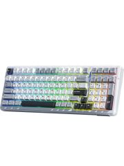 Aula F99 3 Modlu Rgb Hot Swap Mekanik Linear Graywood V3 Switch Kablosuz Makrolu Klavye Gri