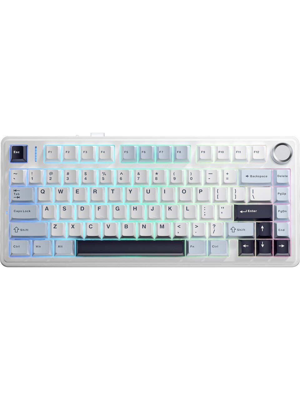 Aula F75 Mekanik RGB TKL Reaper Switch Kablosuz Makrolu Hot Swap Klavye Lacivert'